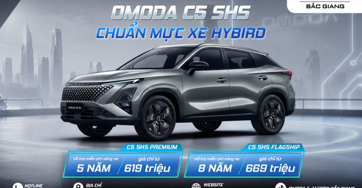 OMODA C5 SHS CHUẨN MỰC XE HYBRID