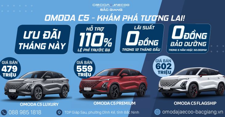 4 LÝ DO KHÔNG THỂ BỎ QUA OMODA C5 THÁNG NÀY!